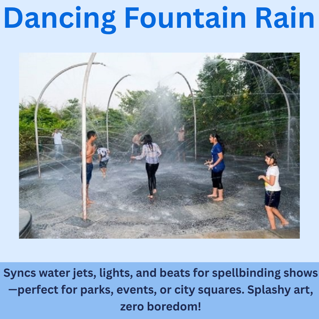 10. Dancing Fountain Rain